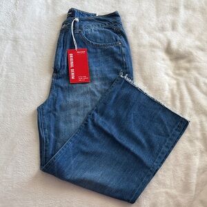 Wax Jean Flare Denim Jeans - Deep Blue